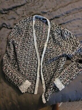 Mm Lafleur Tweed Blazer Sweater